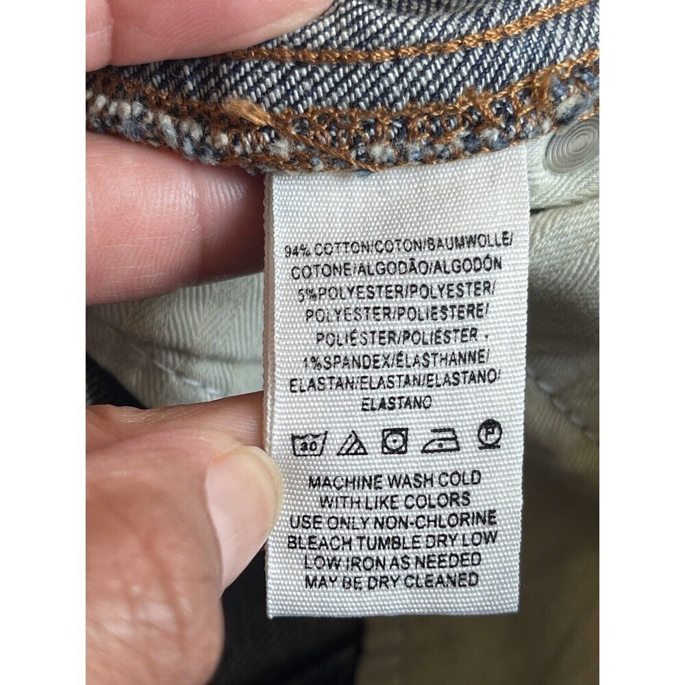 We the Free People Size 26 High Rise Skinny Jeans Button Fly - Picture 11 of 11